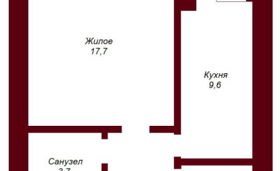 Купить 1-комнатную квартиру, Брест, ул. Суворова, д. . Фото 1