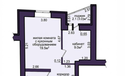 Купить 2-комнатную квартиру, Молодечно, Городокская ул., 116/В. Фото 18
