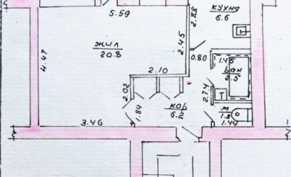 Купить 1-комнатную квартиру, Молодечно, Ларина ул., 1. Фото 5