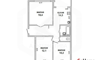 Купить 3-комнатную квартиру, Брест, Центр, ул. Пушкинская. Фото 10