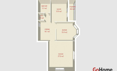 Купить 2-комнатную квартиру, Минск, Сурганова ул., 7/А (Первомайский район). Фото 2