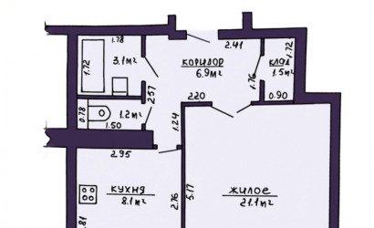 Купить 1-комнатную квартиру, Чисть, Центральная ул., 1. Фото 16
