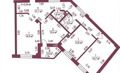 Купить 3-комнатную квартиру, Гродно, Кабяка, 10. Фото 18