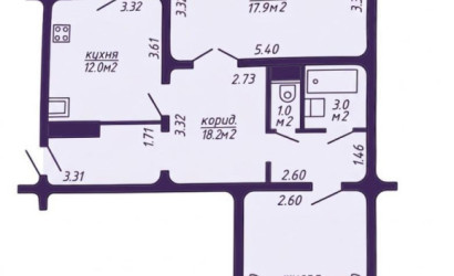 Купить 2-комнатную квартиру, Минск, Мазурова ул., 18 (Фрунзенский район). Фото 17