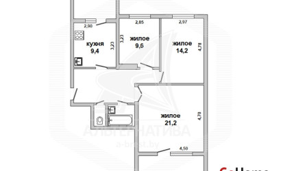 Купить 3-комнатную квартиру, Брест, Киевка, ул. Московская. Фото 1