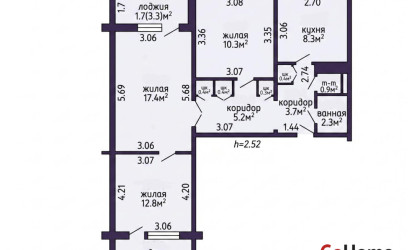 Купить 3-комнатную квартиру, Минск, Асаналиева ул., 36/2(Октябрьский район). Фото 18