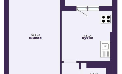 Купить 1-комнатную квартиру, Слуцк, Ленина ул., 284. Фото 25