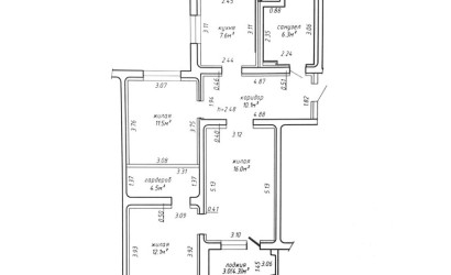 Купить 3-комнатную квартиру, Минск, Люцинская ул., 11 (Фрунзенский район). Фото 5