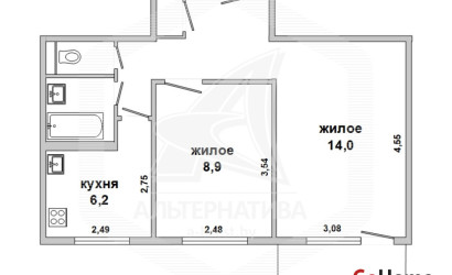 Купить 2-комнатную квартиру, Брест, Центр, ул. Интернациональная. Фото 9