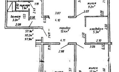 Купить 4-комнатную квартиру, Минск, Космонавтов, 22 (Московский район). Фото 4