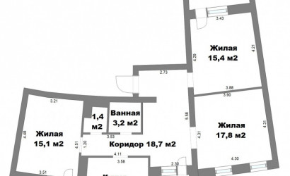 Купить 3-комнатную квартиру, Минск, Дзержинского просп., 80 (Московский район). Фото 23