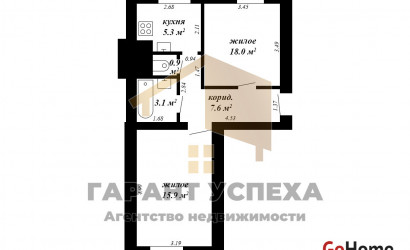 Купить 2-комнатную квартиру, Брест, ул. Гоголя. Фото 5