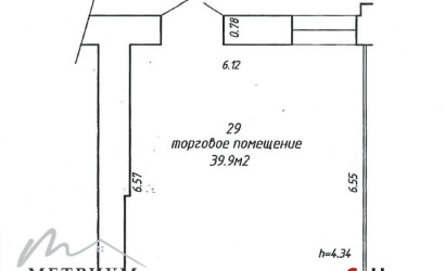 Аренда торгового помещения, Минск, Октябрьская ул., 23/А,  39.9 кв.м.. Фото 14