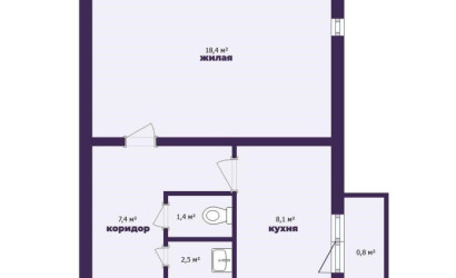 Купить 1-комнатную квартиру, Раевка, Ленина ул., 16/А. Фото 4