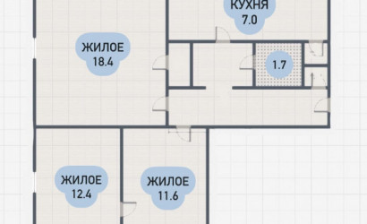 Купить 3-комнатную квартиру, Брест, Кижеватова ул.. Фото 15