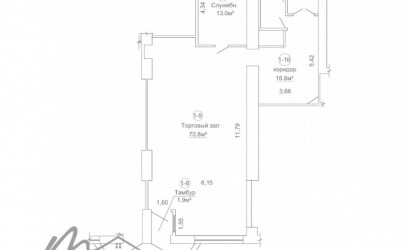 Аренда торгового помещения, Минск, просп. Партизанский, д. 128,  110.1 кв.м.. Фото 6