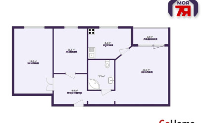 Купить 3-комнатную квартиру, Чисть, Центральная ул., 10. Фото 26