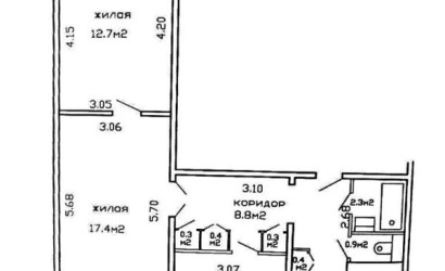 Купить 3-комнатную квартиру, Минск, Гамарника ул., 28 (Советский район). Фото 13