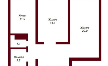 Купить 2-комнатную квартиру, Брест, ул. Рябцева, д. . Фото 10