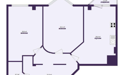 Купить 2-комнатную квартиру, Минск, Чехова ул., 3 (Центральный район). Фото 22