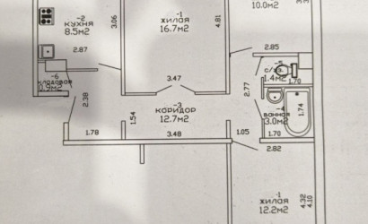 Купить 3-комнатную квартиру, Гомель, ул. Свиридова, д. 75. Фото 18