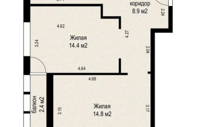 Купить 2-комнатную квартиру, Минск, Налибокская ул., 34 (Фрунзенский район). Фото 26