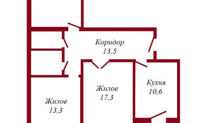 Купить 3-комнатную квартиру, Пинск, Полесская, 72. Фото 18