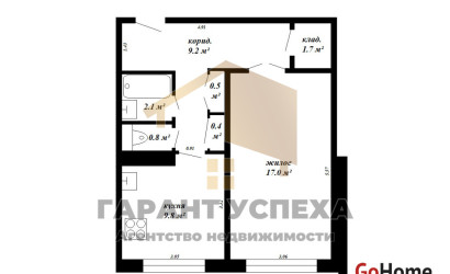 Купить 1-комнатную квартиру, Брест, ул. Пушкинская, д. . Фото 11