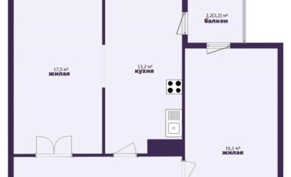 Купить 2-комнатную квартиру, Минск, Семеняко ул., 30 (Фрунзенский район). Фото 24