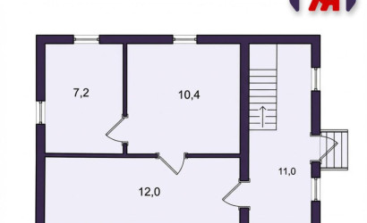 Купить дом в деревне, Узгорье-2002, 5.56 соток. Фото 17