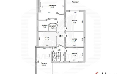 Купить дом, Тельмы-2, Тельминский с/с, 12.11 соток. Фото 1