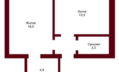 Купить 1-комнатную квартиру, Брест, ул. Героев обороны Брестской крепости, д. . Фото 12