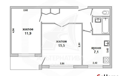 Купить 2-комнатную квартиру, Брест, Речица, ул. Пригородная. Фото 8