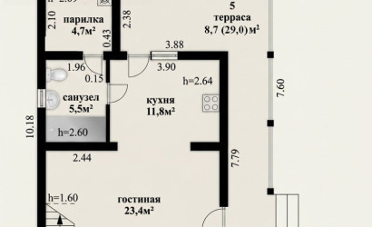 Купить дом, Осово, Центральная ул., 30/А, 10 соток. Фото 24