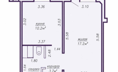 Купить 1-комнатную квартиру, Минск, Мачульского ул., 24 (Фрунзенский район). Фото 38