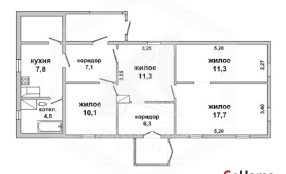 Купить дом, Каменец, г. Каменец, 15 соток. Фото 1