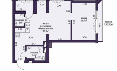 Купить 2-комнатную квартиру, Минск, Братская ул., 13(Октябрьский район). Фото 30