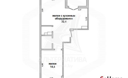 Купить 2-комнатную квартиру, Брест, Вулька, ул. Мытная. Фото 21