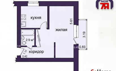 Купить 1-комнатную квартиру, Минск, Партизанский просп., 89/а (Заводской район). Фото 19