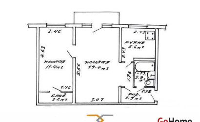 Купить 2-комнатную квартиру, Минск, Харьковская ул., 76 (Фрунзенский район). Фото 13
