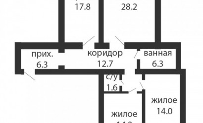 Купить 3-комнатную квартиру, Брест, Карьерная ул.. Фото 15
