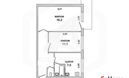 Купить 2-комнатную квартиру, Брест, Центр, пр-т Машерова. Фото 1
