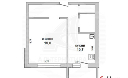 Купить 1-комнатную квартиру, Брест, Восток, ул. Московская. Фото 12