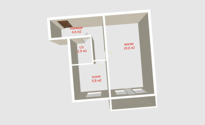 Купить 1-комнатную квартиру, Минск, Кедышко ул., 8(Первомайский район). Фото 17