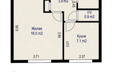 Купить 1-комнатную квартиру, Минск, Гикало ул., 6 (Советский район). Фото 37