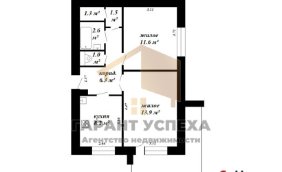 Купить 2-комнатную квартиру, Брест, ул. Волгоградская, д. . Фото 18