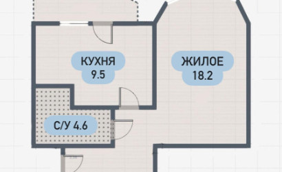 Купить 1-комнатную квартиру, Брест, Октябрьской революции ул.. Фото 2
