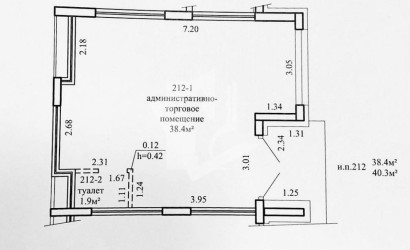 Аренда помещения, Минск, Братская ул., 9,  40.3 кв.м.. Фото 2