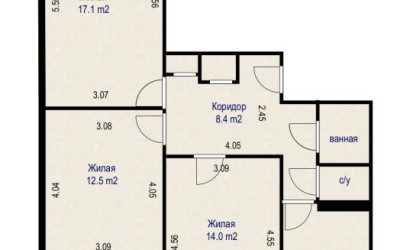 Купить 3-комнатную квартиру, Минск, Руссиянова ул., 5/3(Первомайский район). Фото 1
