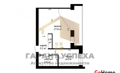 Купить 1-комнатную квартиру, Брест, ул. Сергея Смирнова писателя. Фото 20